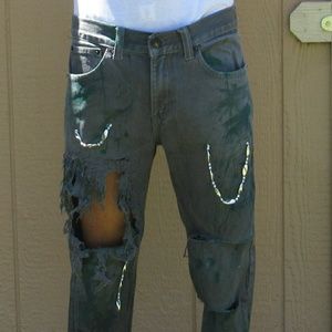 Mens Akuma Straight Leg Pants/Jeans